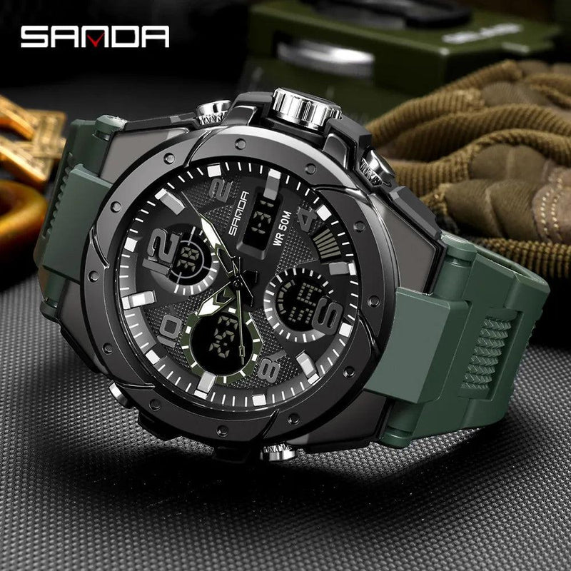 Relógio Militar - SANDA Sport - Ramane Store